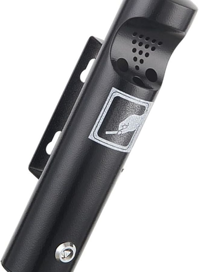 حاوية سجائر خارجية معلقة على الحائط عالية السعة، مصنوعة من المعدن، بتصميم على شكل حرف U مقاوم للحريق - Image 5